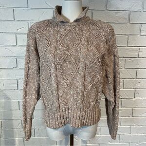 Vintage 80s 90s Lizwear Liz Claiborne Pink Heathered Sweater Womens S